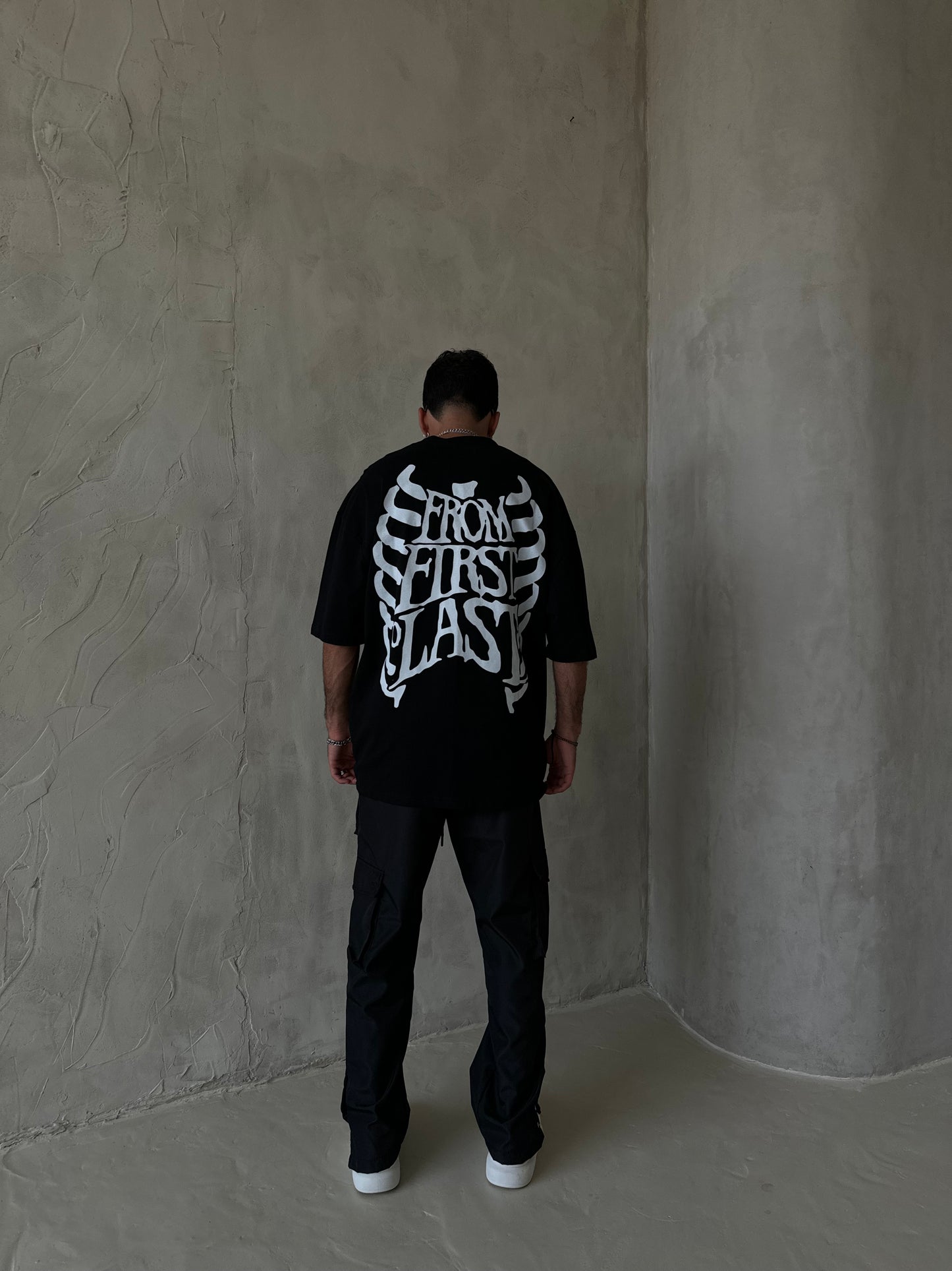 KARSS oversized shirt (שחור)