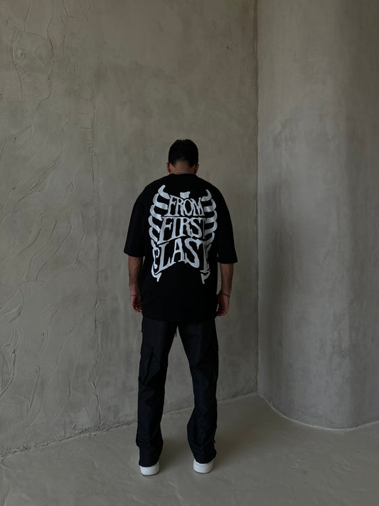 KARSS oversized shirt (שחור)