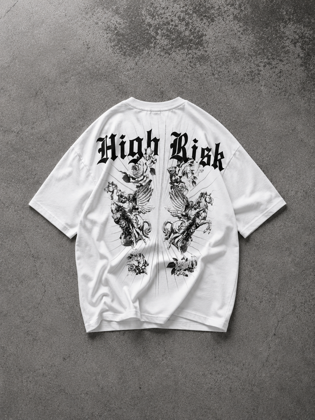 HIGH oversized shirt premium(לבן)