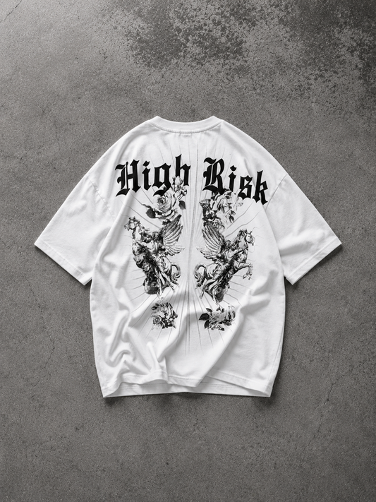 HIGH oversized shirt premium(לבן)