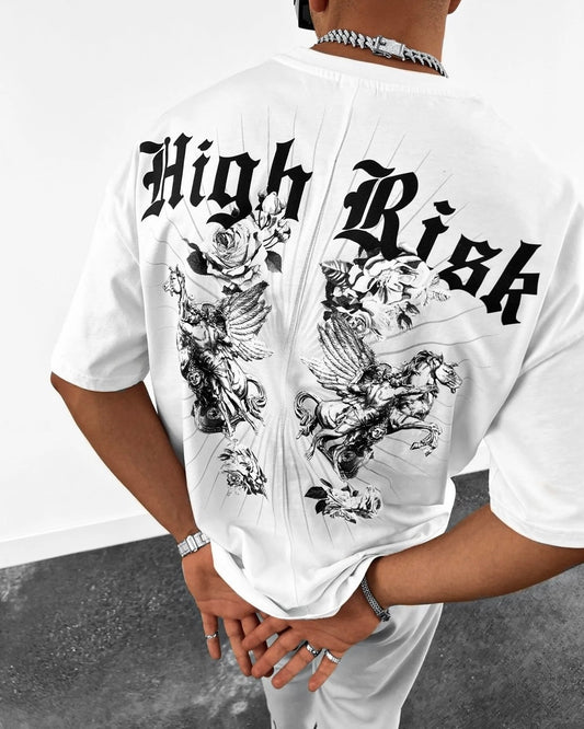HIGH oversized shirt (לבן)