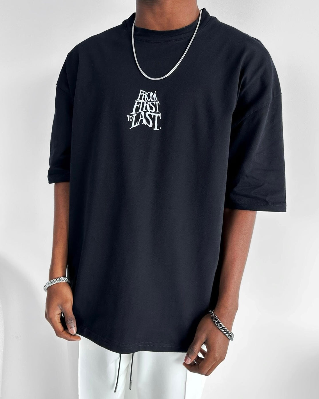 KARSS oversized shirt (שחור)