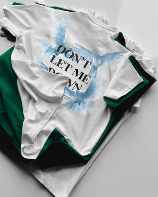 PIGEONS oversized shirt (לבן)
