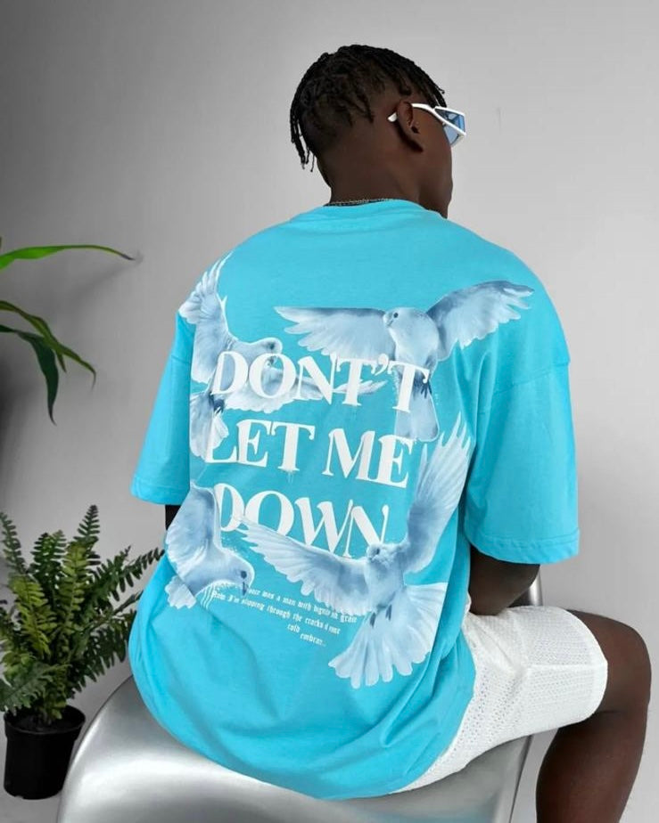 PIGEONS oversized shirt (לבן)